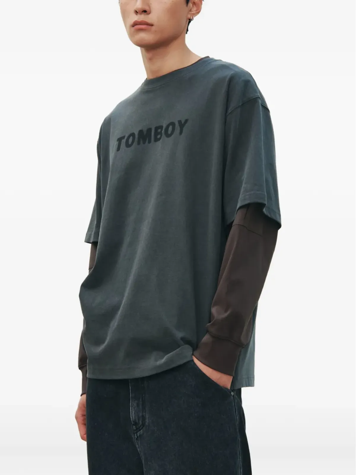 TOMBOY ロゴ コットン Tシャツ - 画像2
