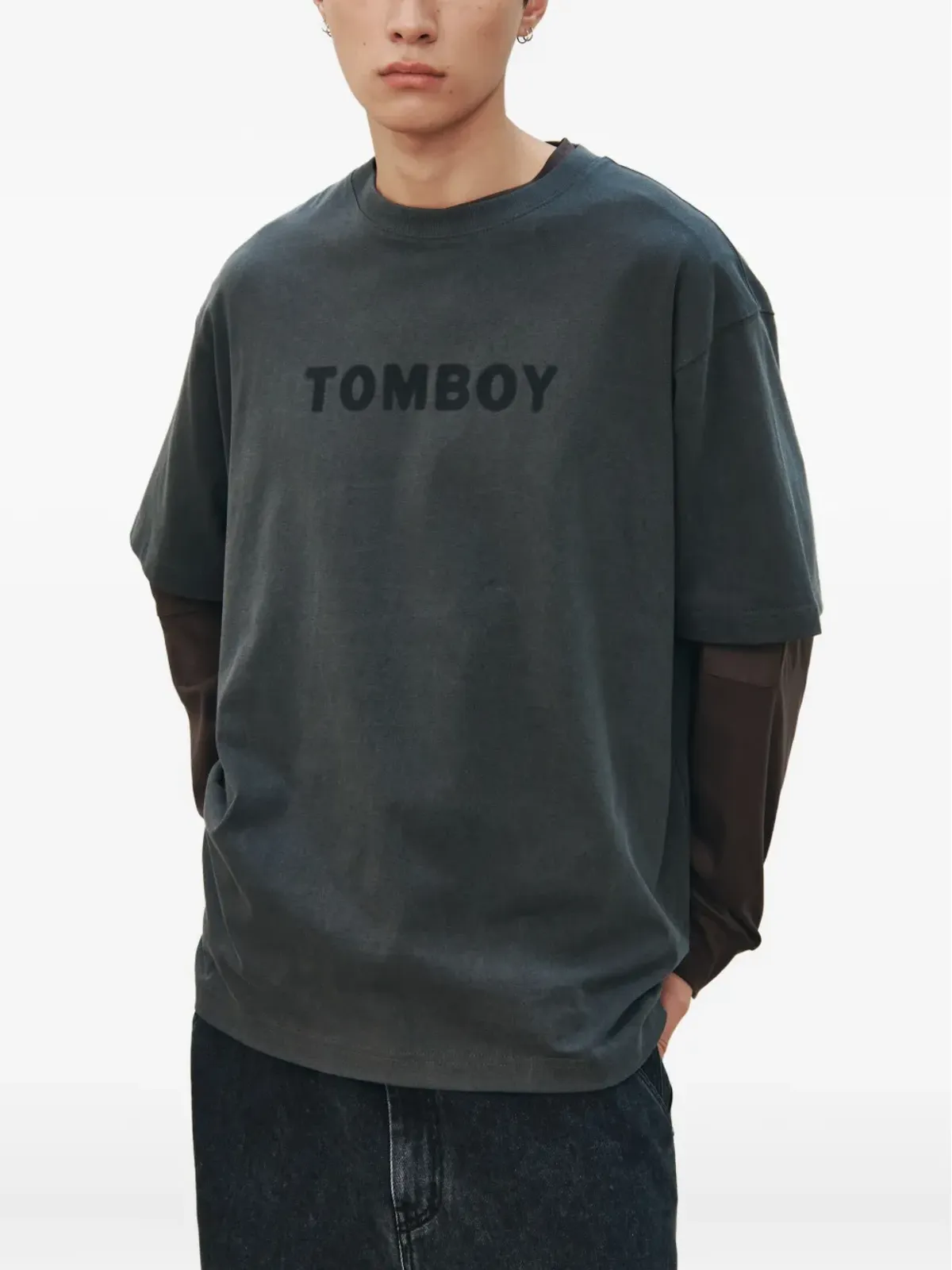 TOMBOY ロゴ コットン Tシャツ - 画像3