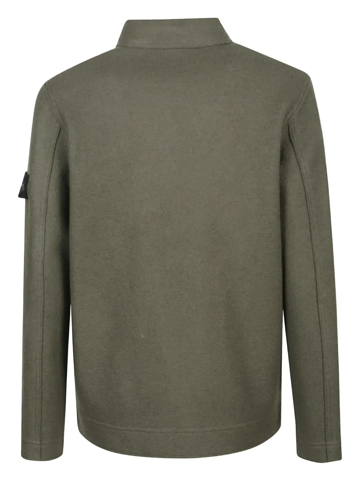 Stone Island パッチポケット ウール シャツジャケット - 画像2