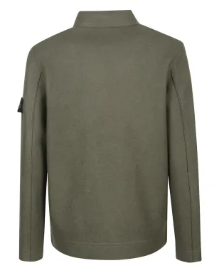 Stone Island パッチポケット ウール シャツジャケット - サムネイル2