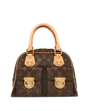 Louis Vuitton ビンテージ モノグラム・マンハッタンPM ハンドバッグ ブラウン - サムネイル1
