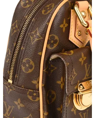 Louis Vuitton ビンテージ モノグラム・マンハッタンPM ハンドバッグ ブラウン - サムネイル5