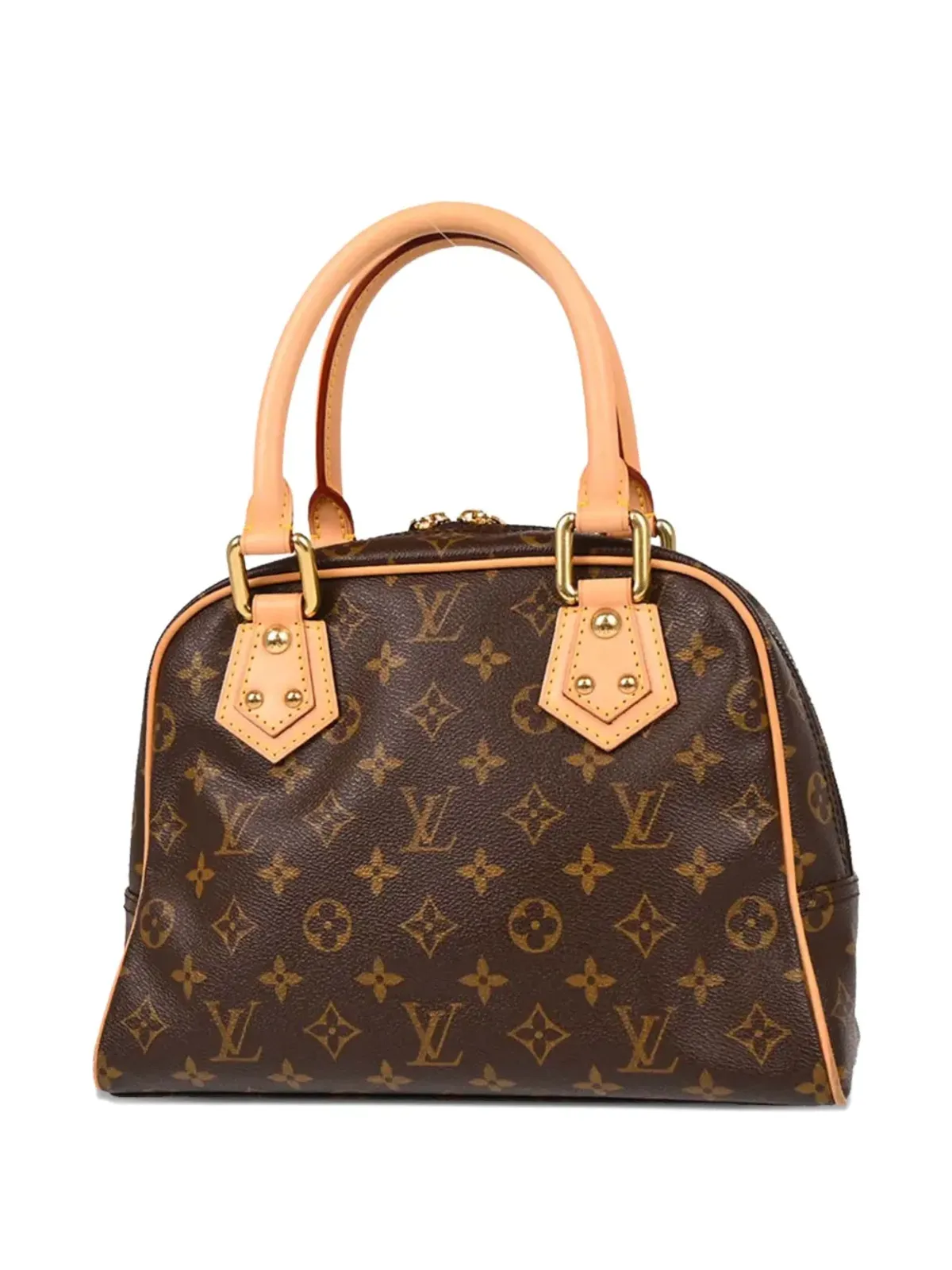 Louis Vuitton ビンテージ モノグラム・マンハッタンPM ハンドバッグ ブラウン - 画像2