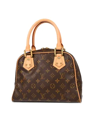 Louis Vuitton ビンテージ モノグラム・マンハッタンPM ハンドバッグ ブラウン - サムネイル2