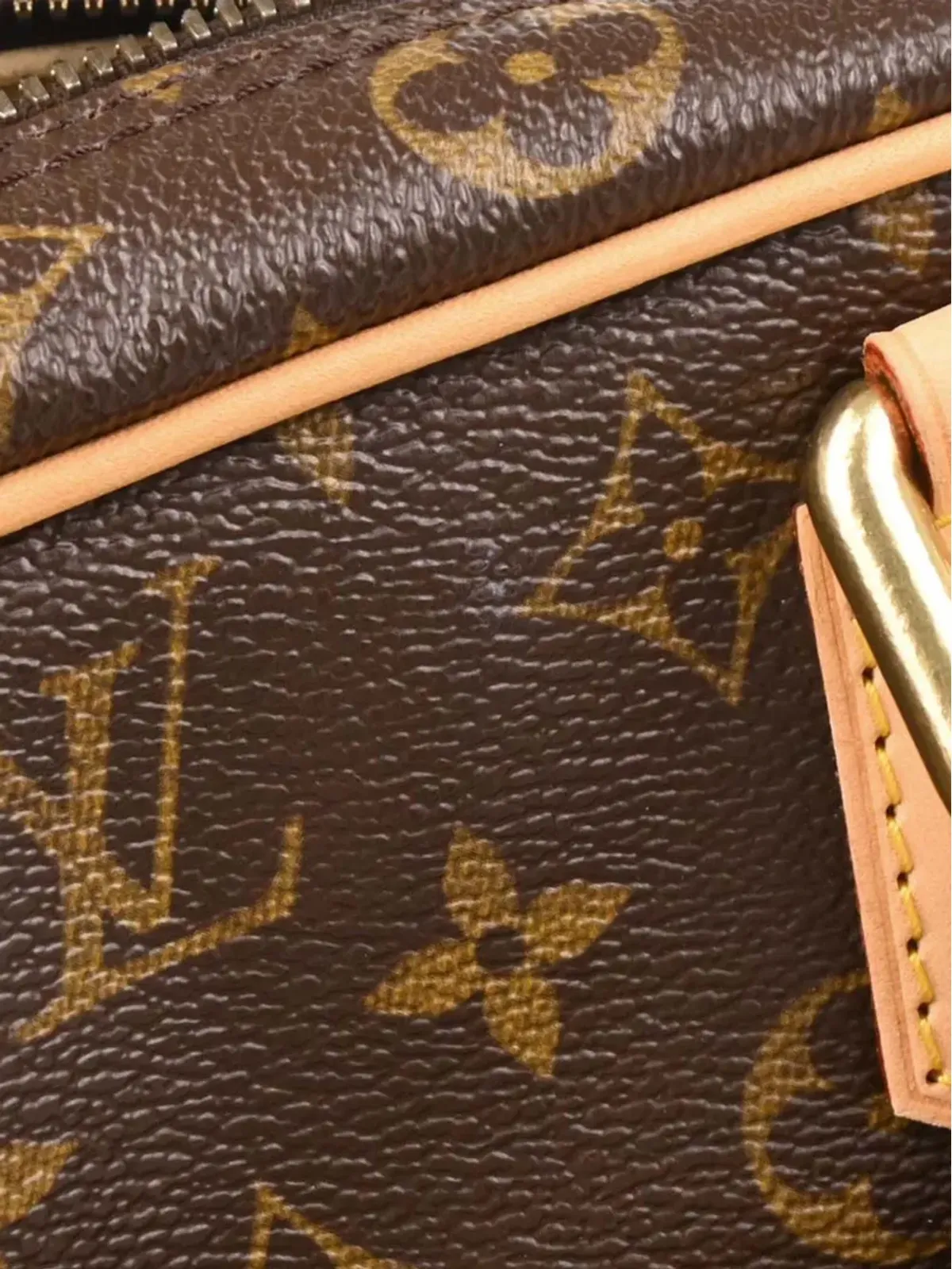 Louis Vuitton ビンテージ モノグラム・マンハッタンPM ハンドバッグ ブラウン - 画像4