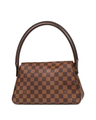 Louis Vuitton Pre-Owned ダミエ ミニ ルーピング ハンドバッグ - サムネイル2