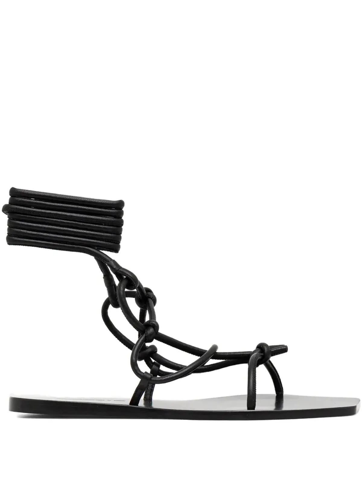 Rick Owens Lilies ペンタノットレザーサンダル - 画像1