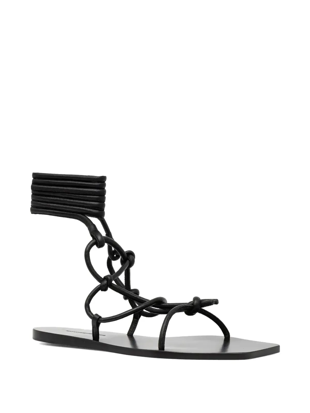 Rick Owens Lilies ペンタノットレザーサンダル - 画像2