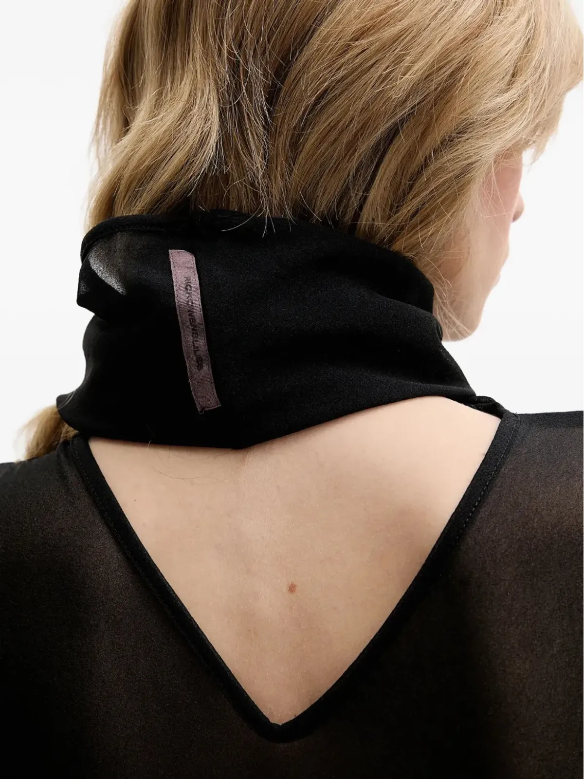 Rick Owens Lilies シアーハイネックトップ - 画像4