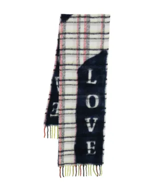 Faliero Sarti Love Love フリンジ付きスカーフ - サムネイル1