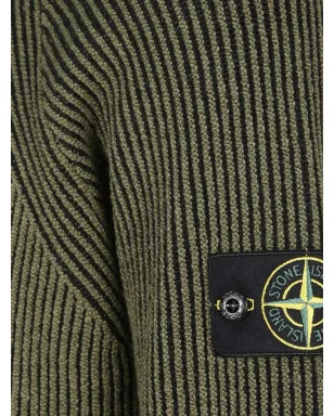 Stone Island リブ編みハイネックセーター - サムネイル2