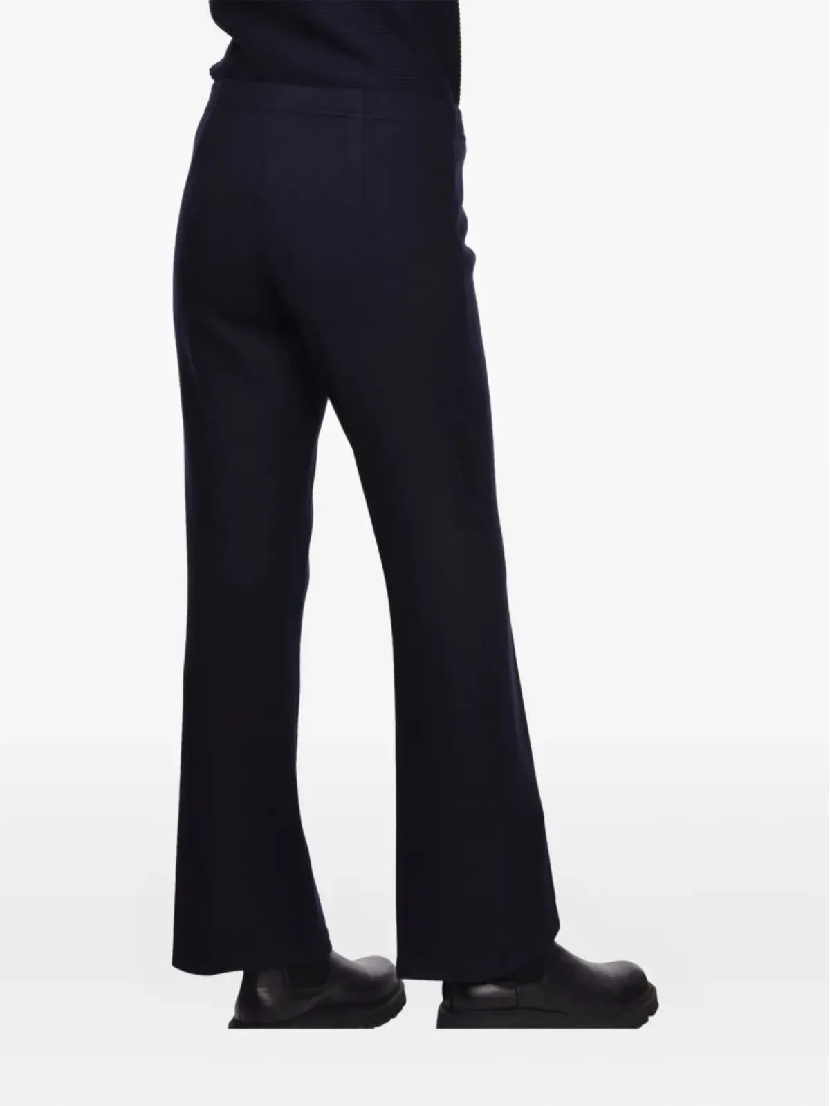 Gran Sasso フラットウェストバンド ストレートパンツ - 画像2