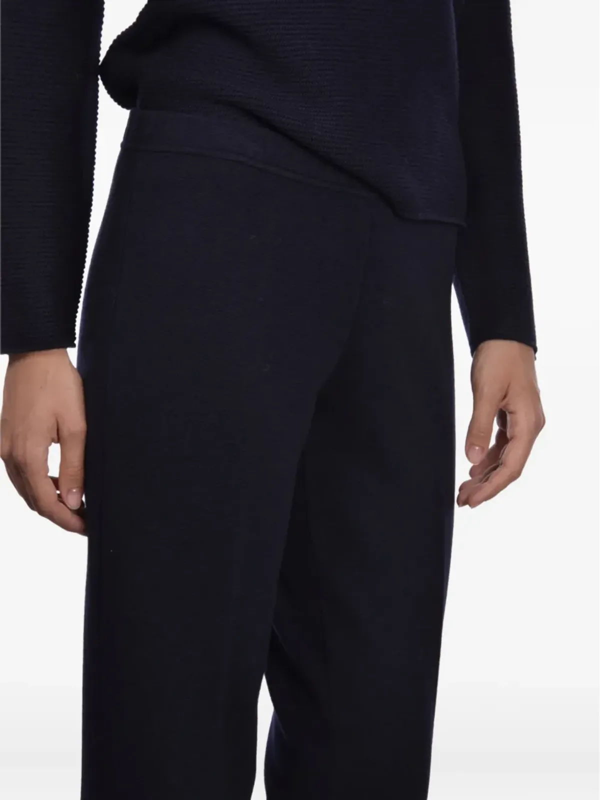Gran Sasso フラットウェストバンド ストレートパンツ - 画像3
