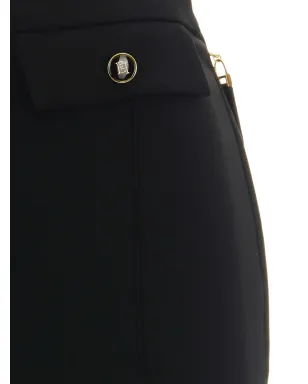 Elisabetta Franchi ロゴボタンパンツ - サムネイル3