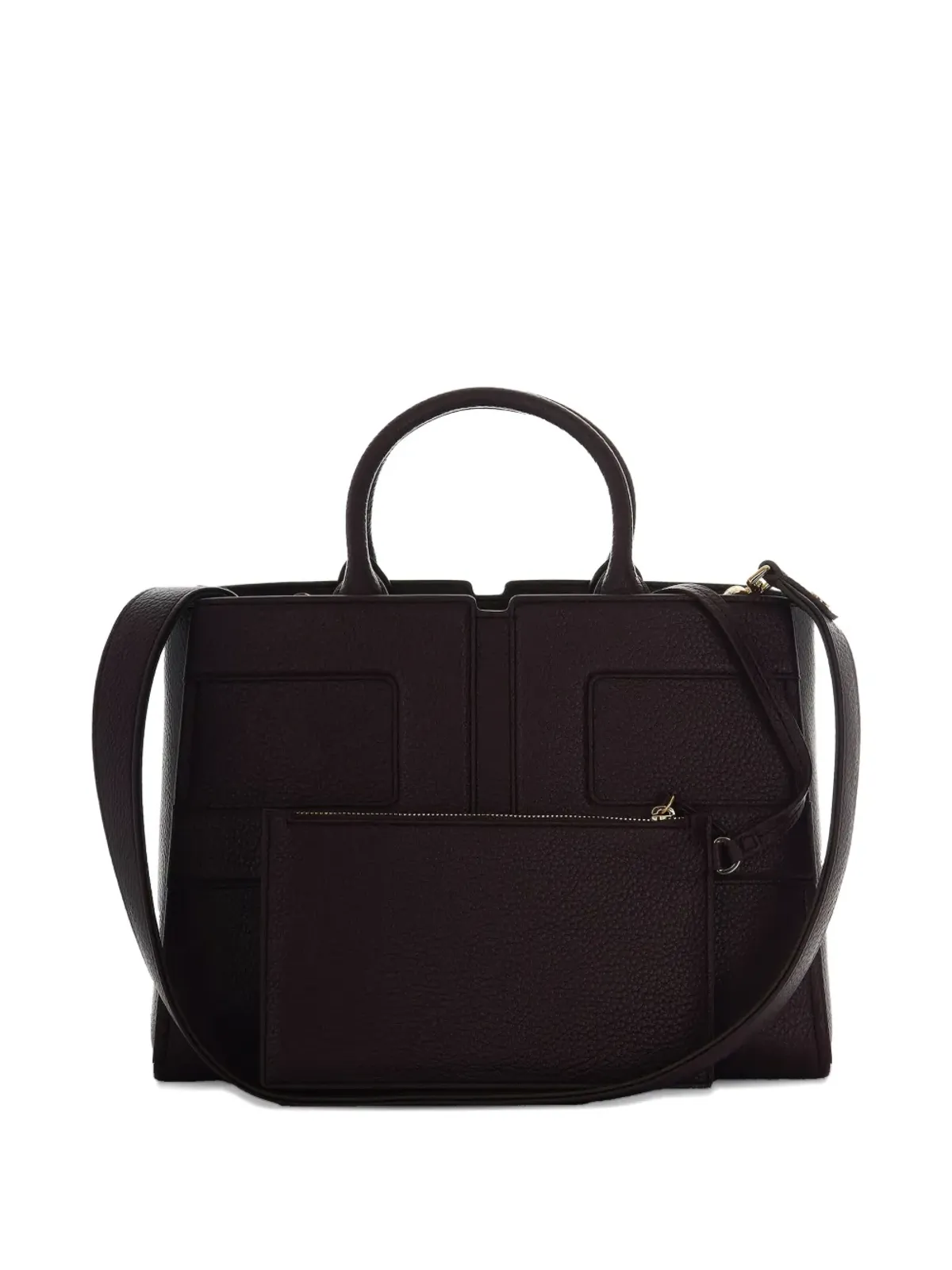 Elisabetta Franchi ポケットディテールのトップハンドルショルダーバッグ - 画像3