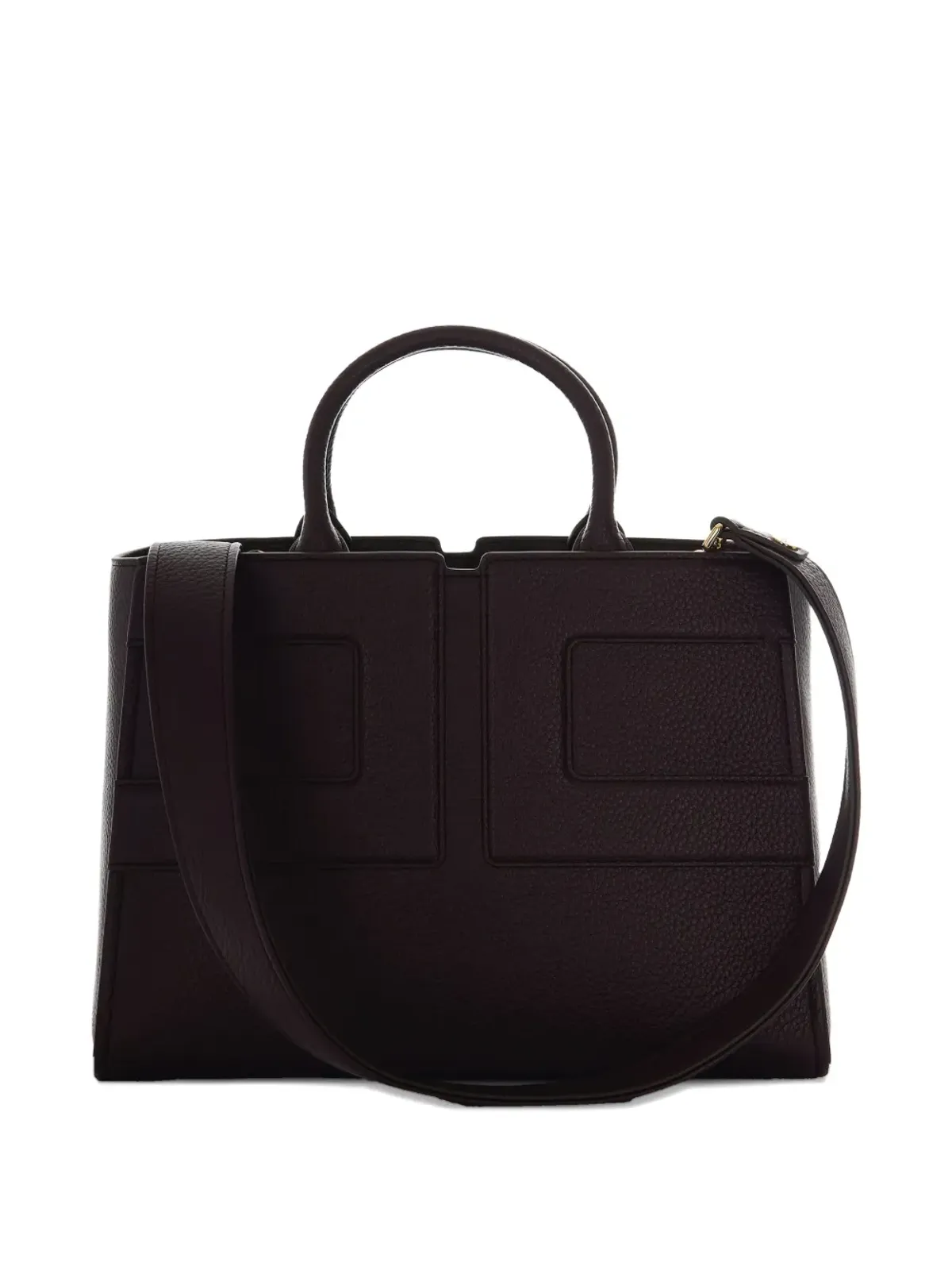 Elisabetta Franchi ポケットディテールのトップハンドルショルダーバッグ - 画像4