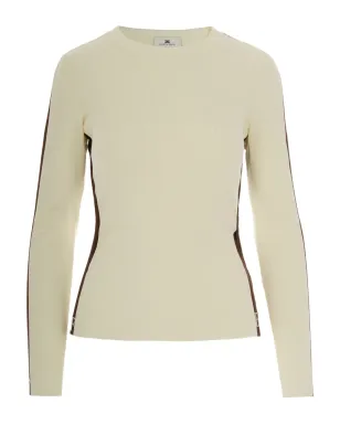 Elisabetta Franchi サイドストライプリブニットトップ - サムネイル1