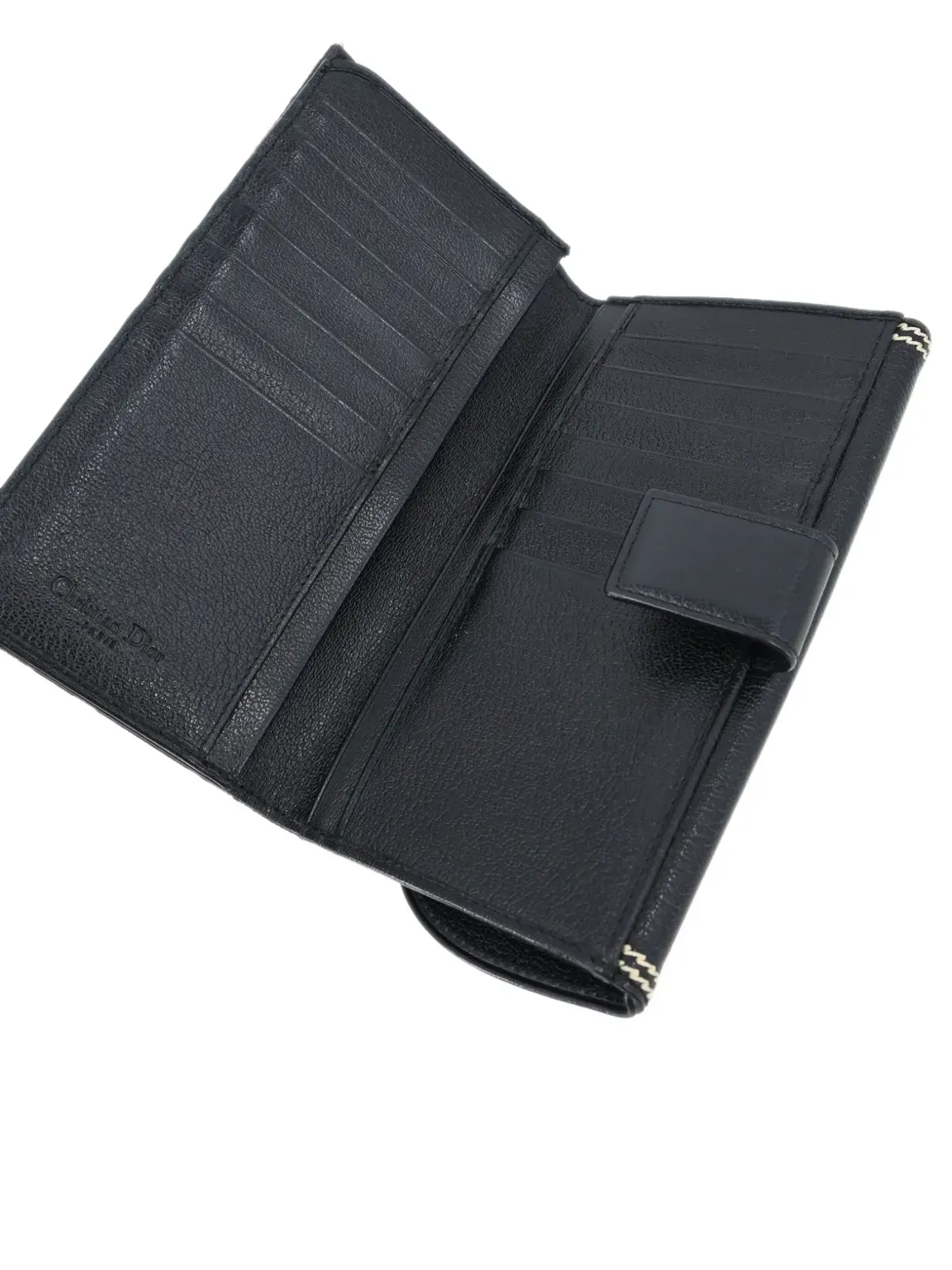 Christian Dior Pre-Owned トロッター 刺繍ディテール ウォレット - ブラック - 画像5
