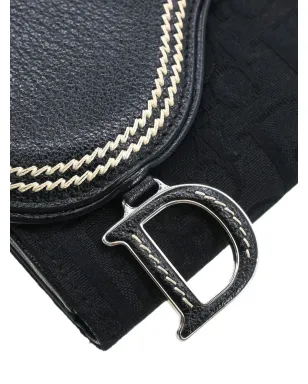 Christian Dior Pre-Owned トロッター 刺繍ディテール ウォレット - ブラック - サムネイル4