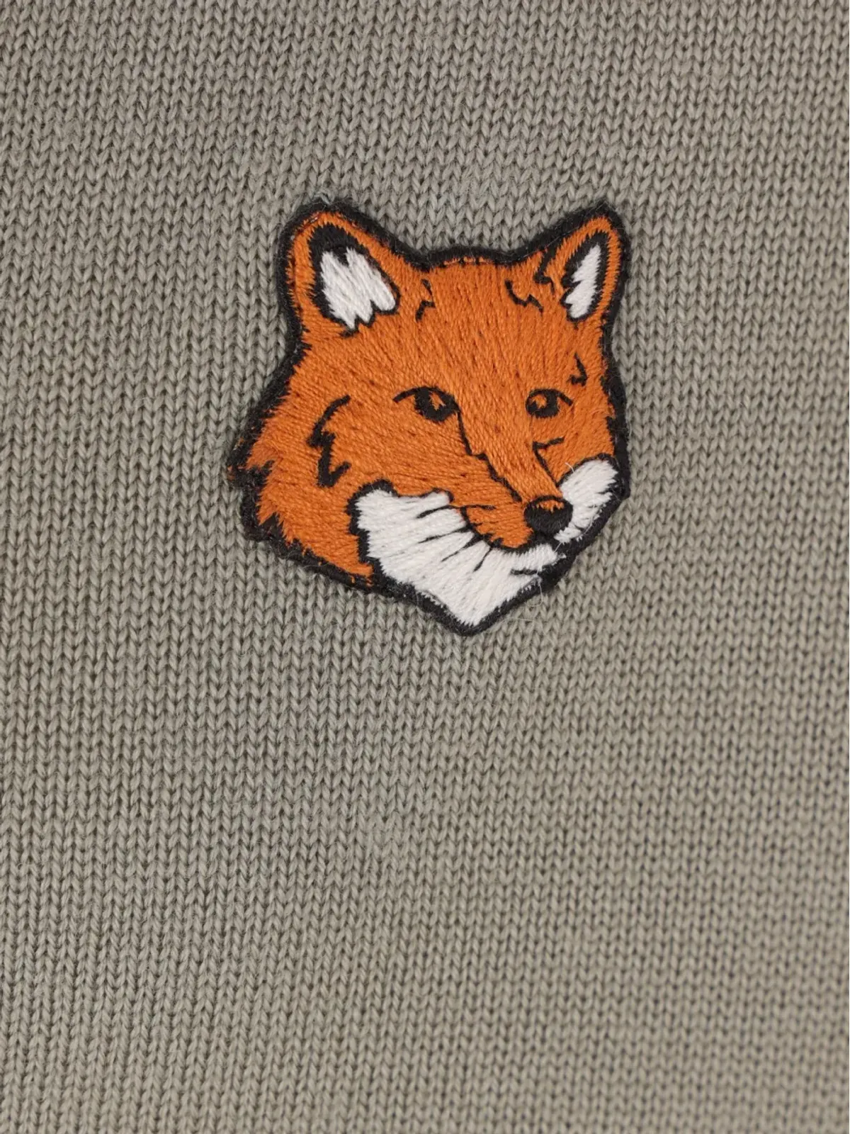 Maison Kitsuné フォックスヘッド パッチポケット カーディガン - 画像3