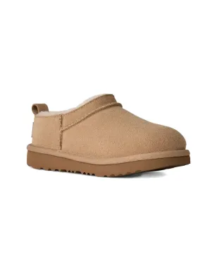 UGG Kids Classic Micro suede slippers - Brown - サムネイル1