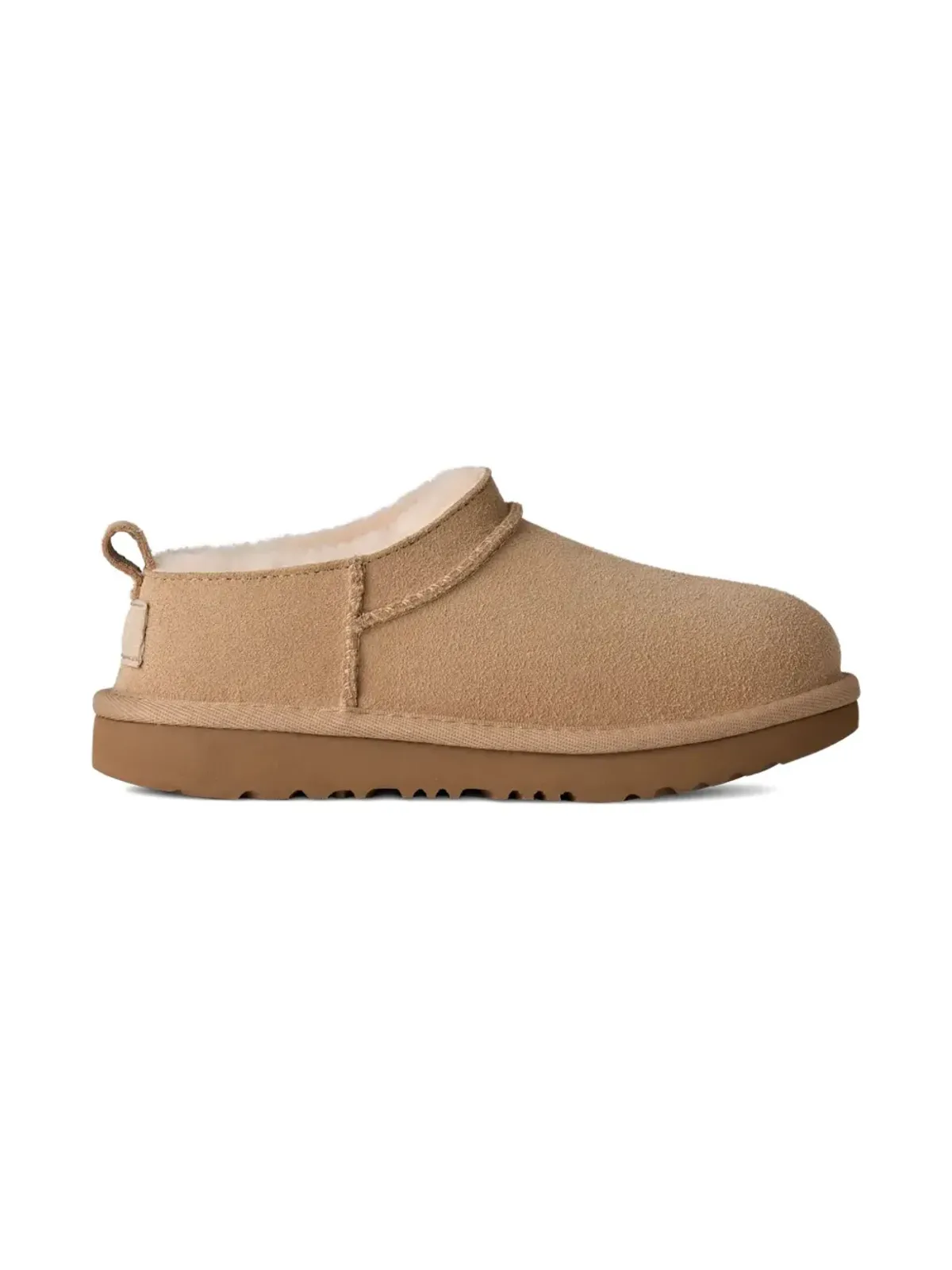UGG Kids Classic Micro suede slippers - Brown - 画像2
