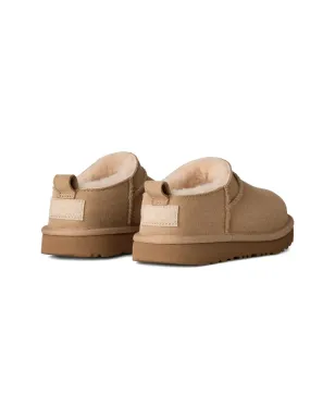 UGG Kids Classic Micro suede slippers - Brown - サムネイル3