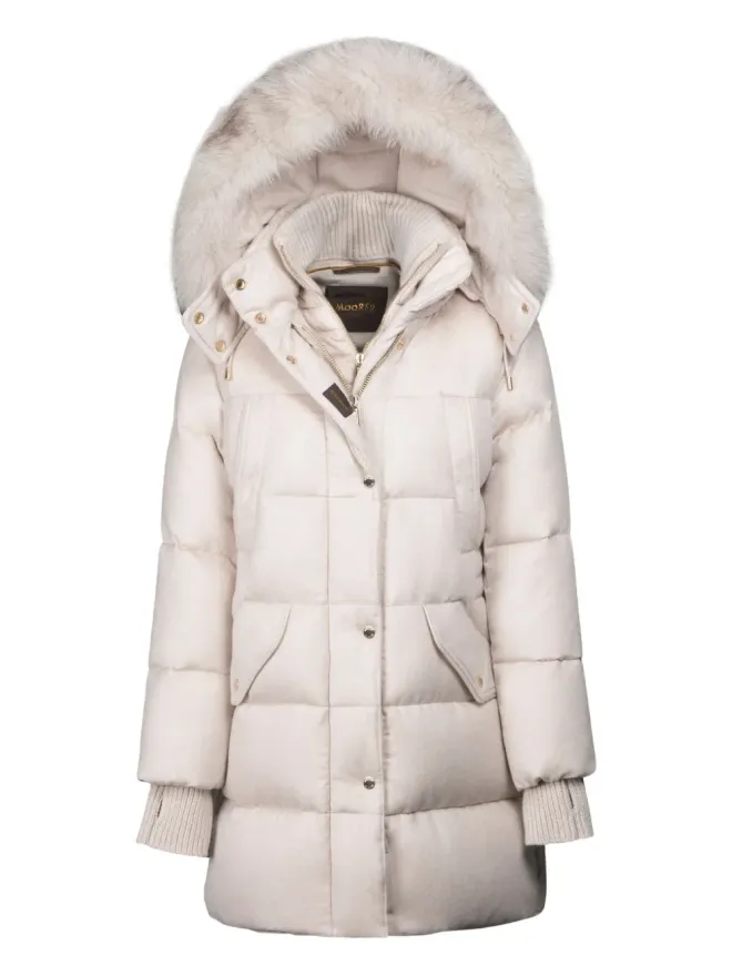 Moorer Moorer Talassa fur-trimmed quilted jacketの商品画像