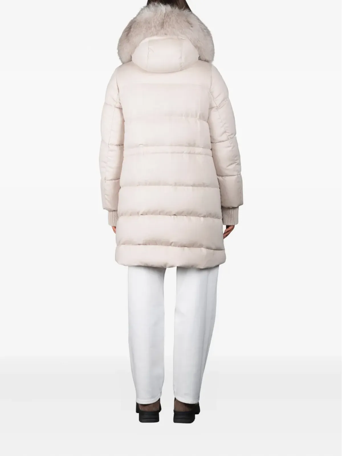 Moorer Talassa fur-trimmed quilted jacket - 画像3