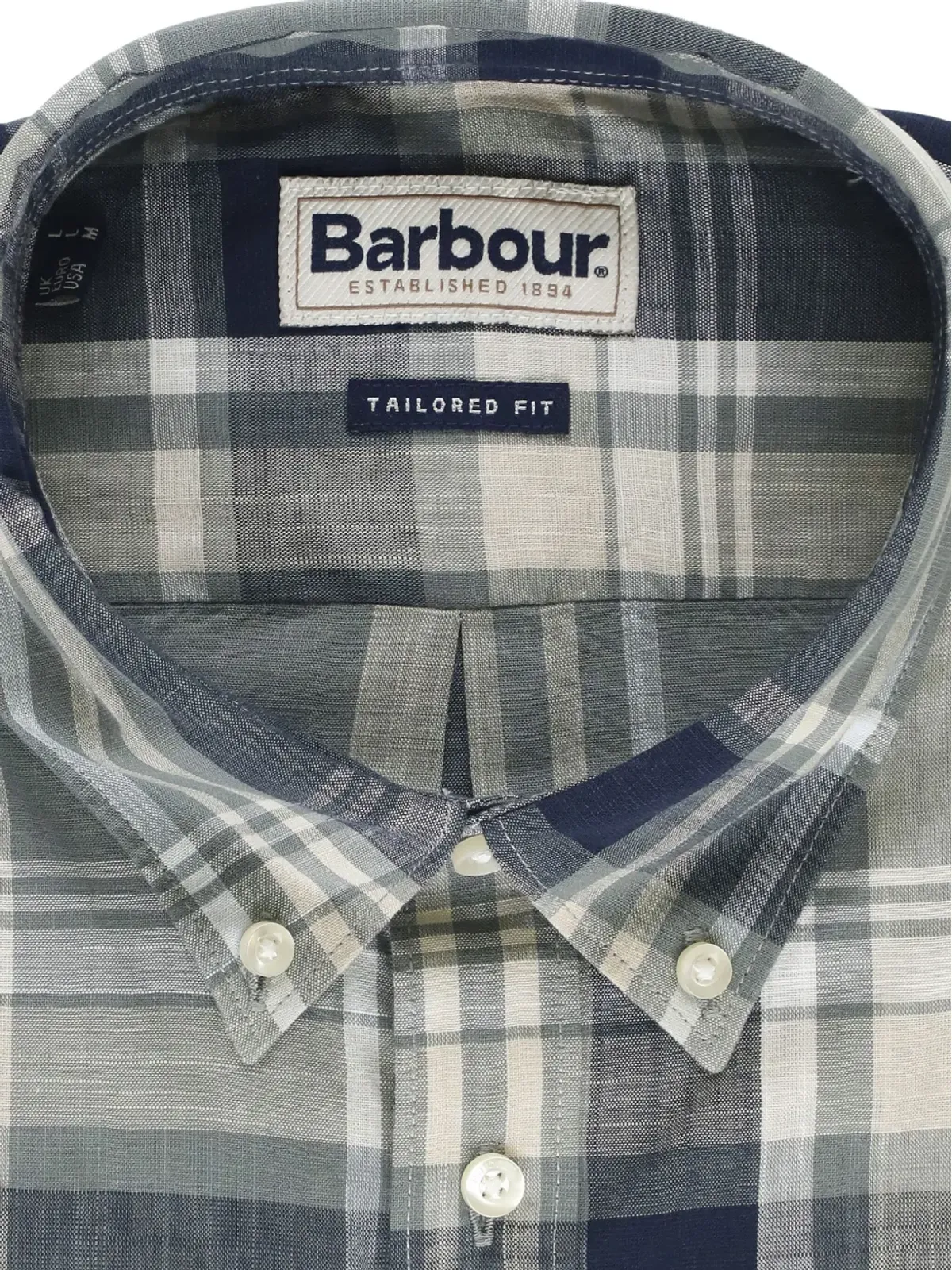 Barbour 刺繍ロゴ入りシャツ - 画像2