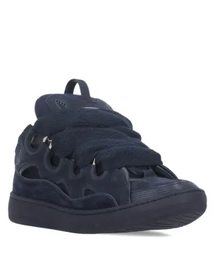 Lanvin カーブ レースアップ エンボスロゴ スニーカー - サムネイル1