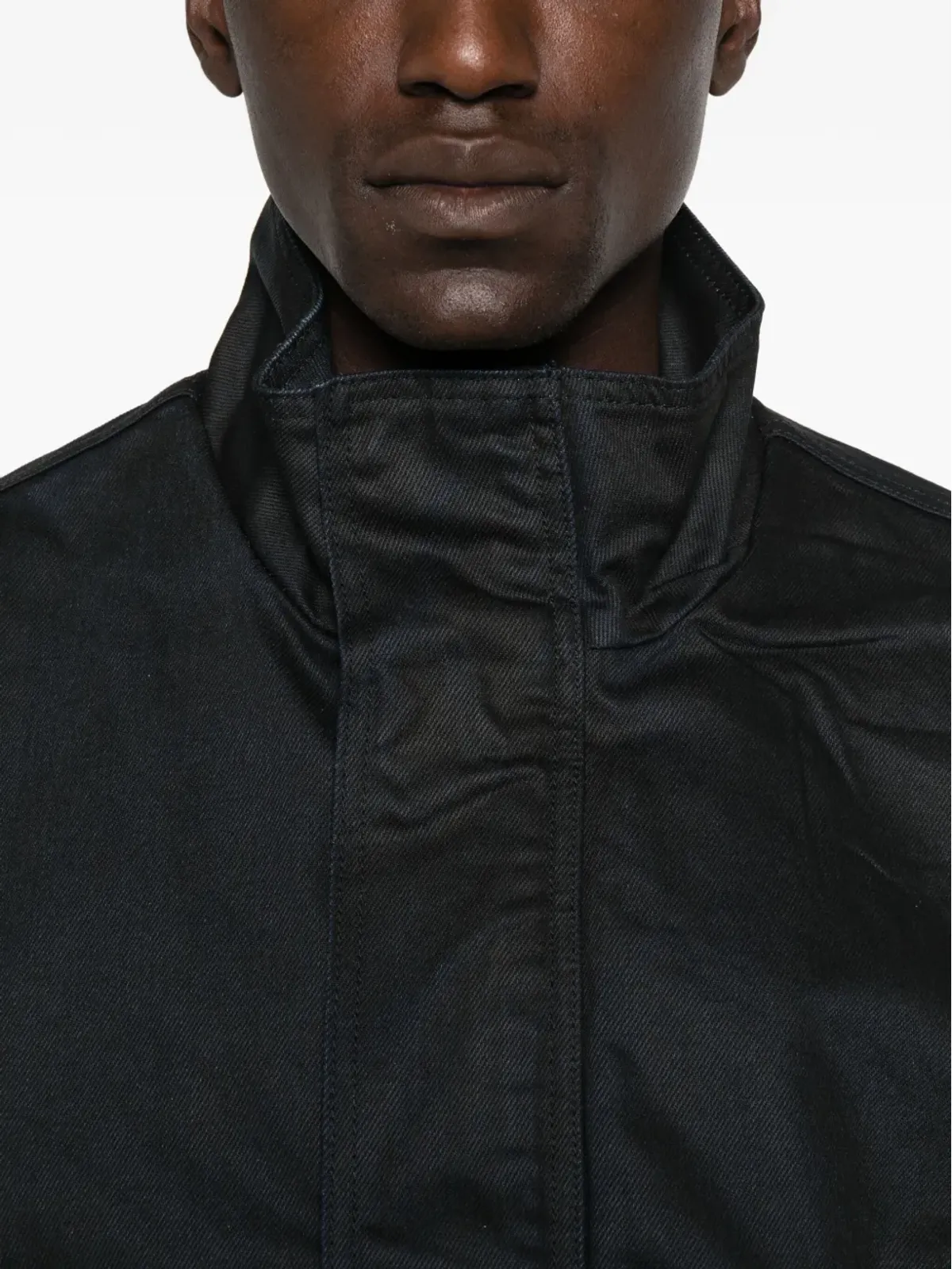 Levi's ゴム入り袖口のコットンジャケット ブラック - 画像5