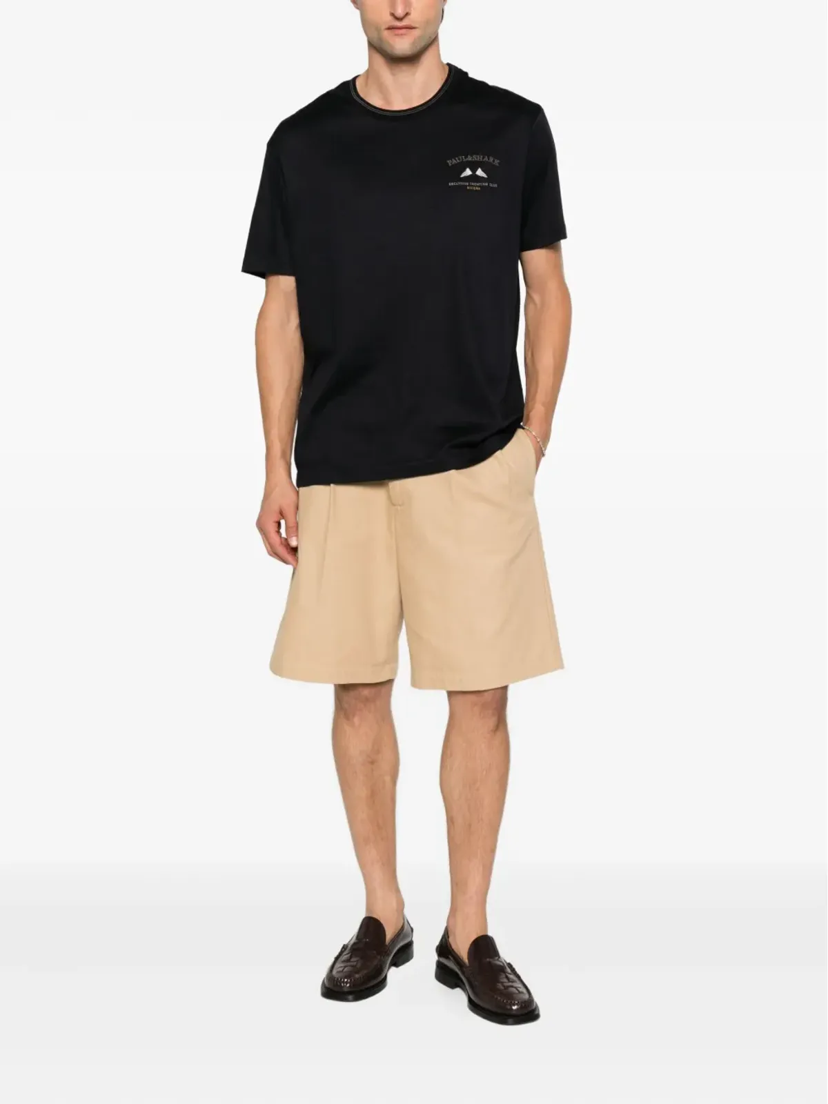 Paul & Shark ロゴディテール クルーネック Tシャツ - 画像2
