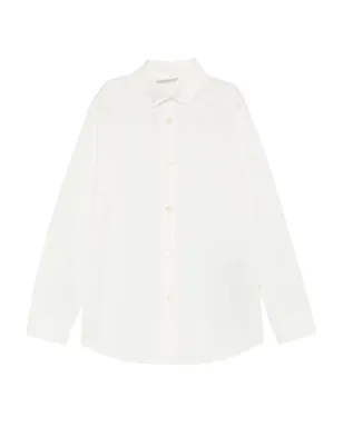 Gucci Kids 刺繍ロゴシャツ - ホワイト - サムネイル1
