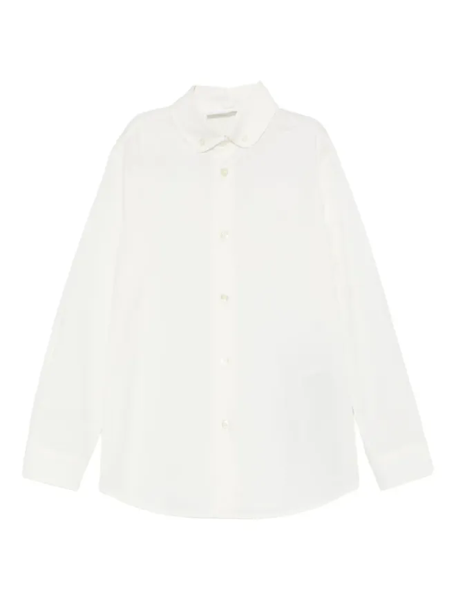 Gucci Kids Gucci Kids 刺繍ロゴシャツ - ホワイトの商品画像