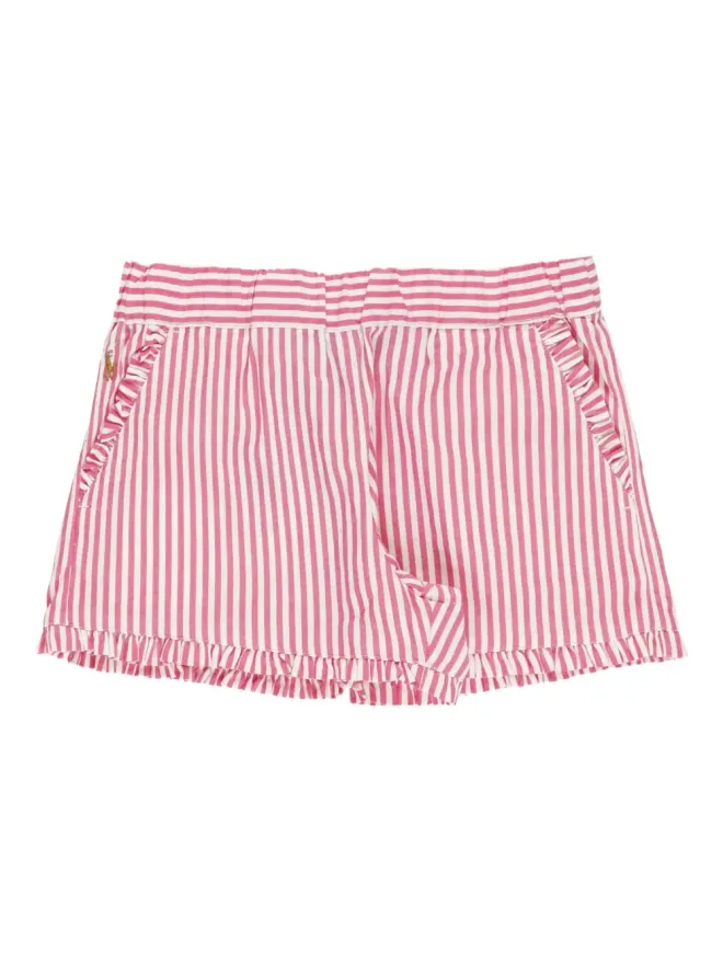 POLO RALPH LAUREN KIDS POLO RALPH LAUREN KIDS ストライプ柄フリルショーツの商品画像