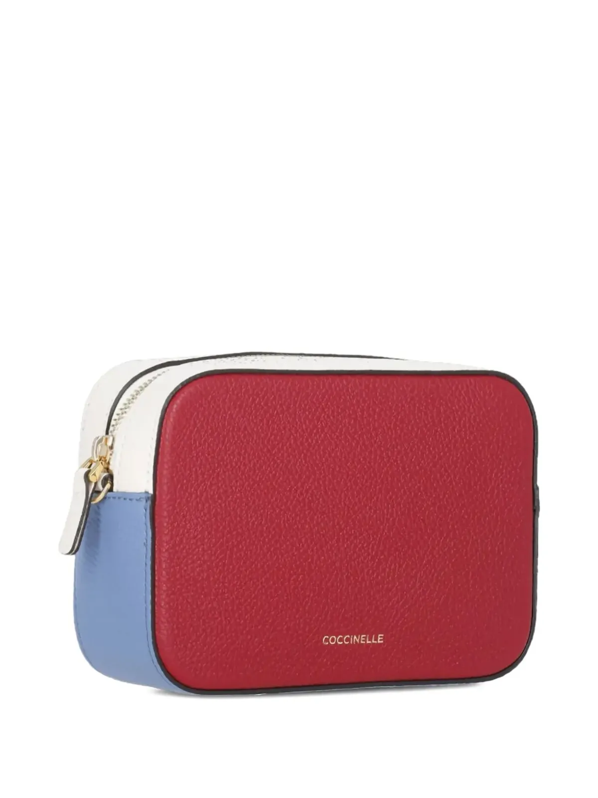 Coccinelle レザー ジップファスナー付きミニバッグ - レッド - 画像3