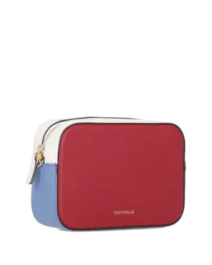Coccinelle レザー ジップファスナー付きミニバッグ - レッド - サムネイル3