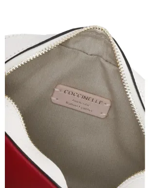 Coccinelle レザー ジップファスナー付きミニバッグ - レッド - サムネイル4