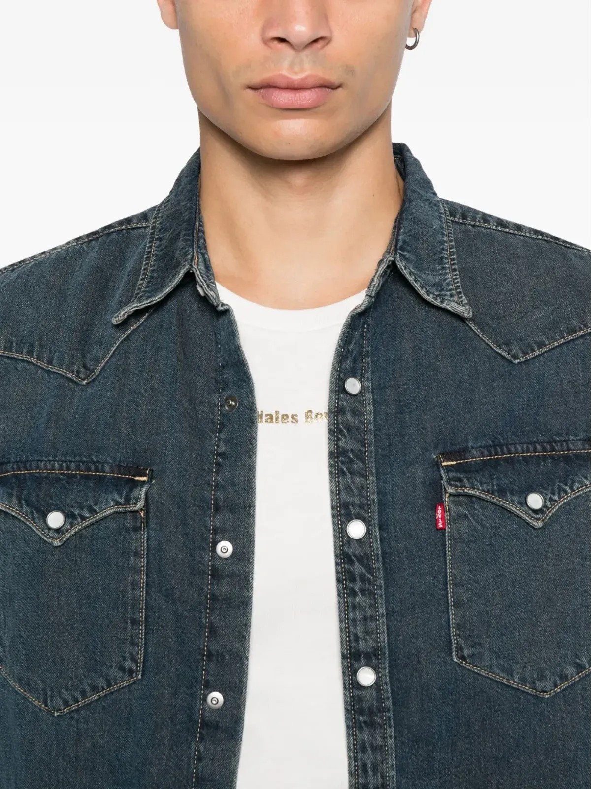 Levi's デニムボタンダウンシャツ - 画像5