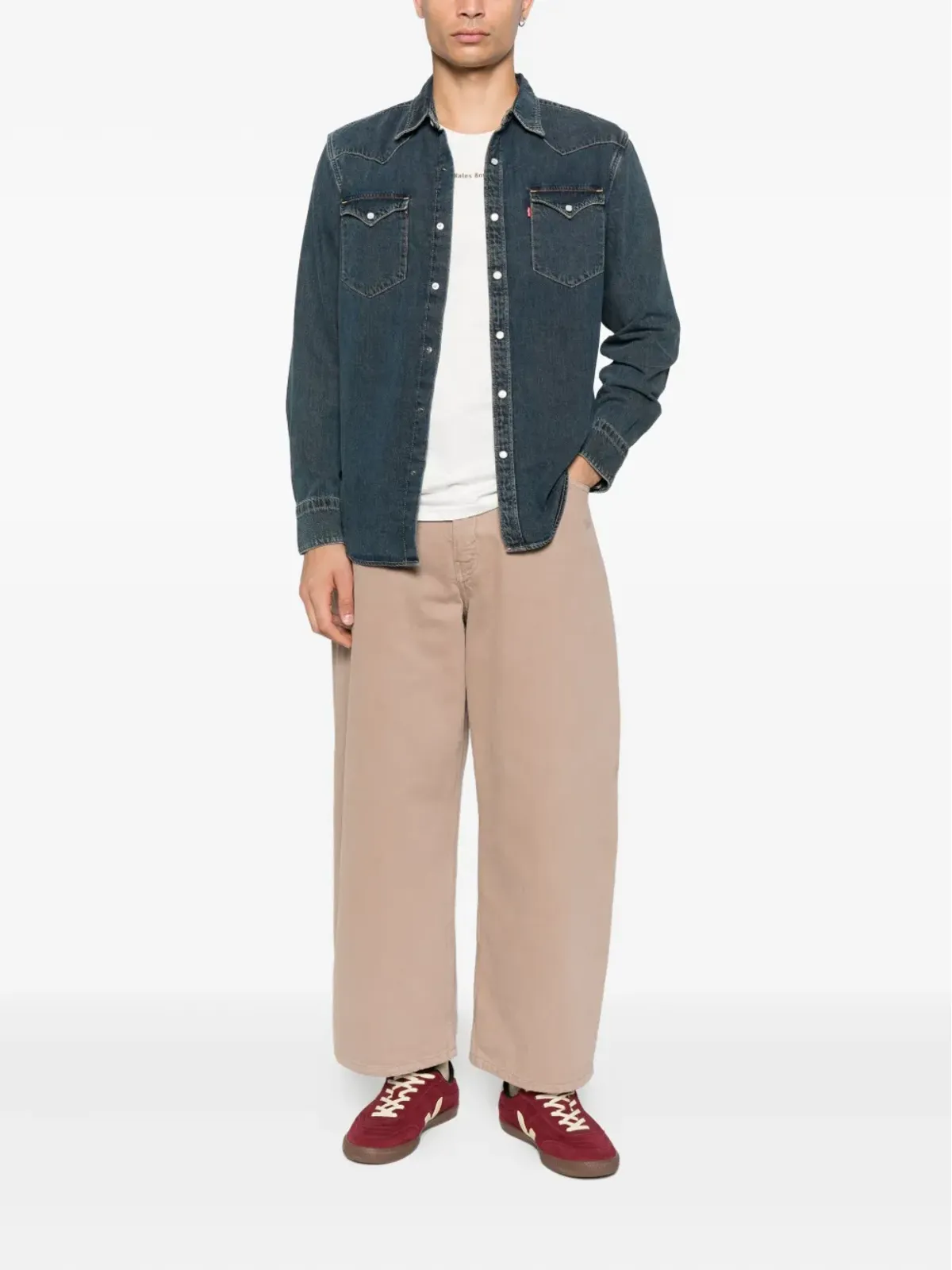 Levi's デニムボタンダウンシャツ - 画像2