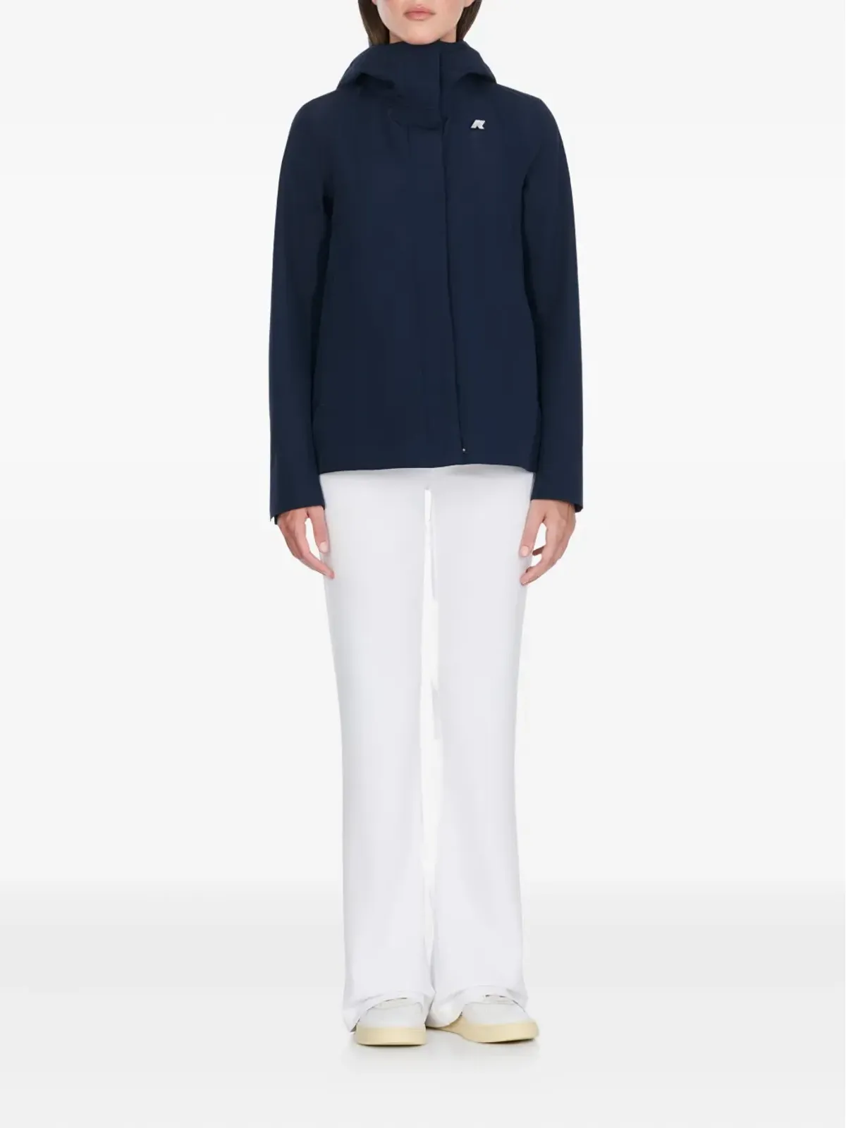 K-Way Madalina hooded logo jacket - Blue - 画像2
