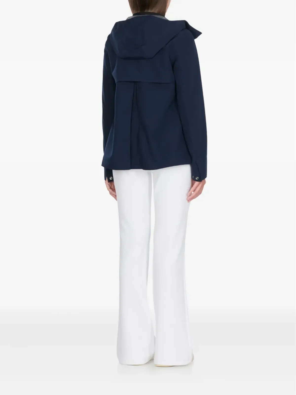K-Way Madalina hooded logo jacket - Blue - 画像3
