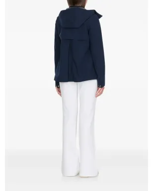 K-Way Madalina hooded logo jacket - Blue - サムネイル3