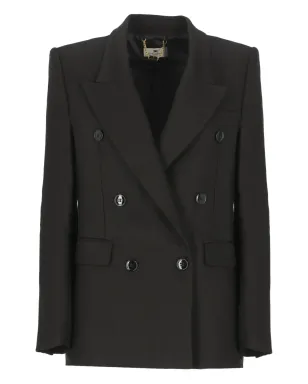Elisabetta Franchi ピークラペル ダブルブレスト ブレザー - サムネイル1
