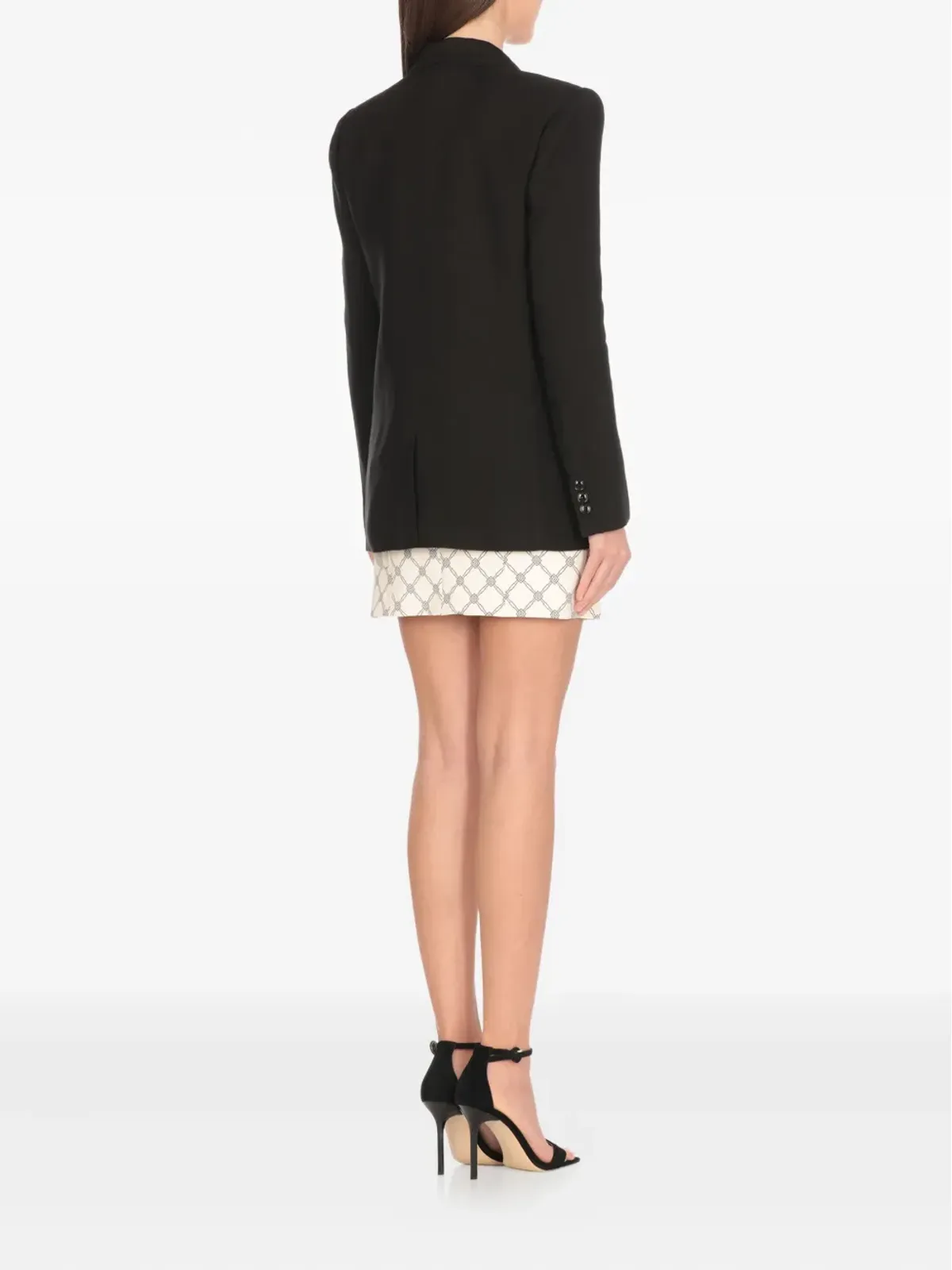 Elisabetta Franchi ピークラペル ダブルブレスト ブレザー - 画像3