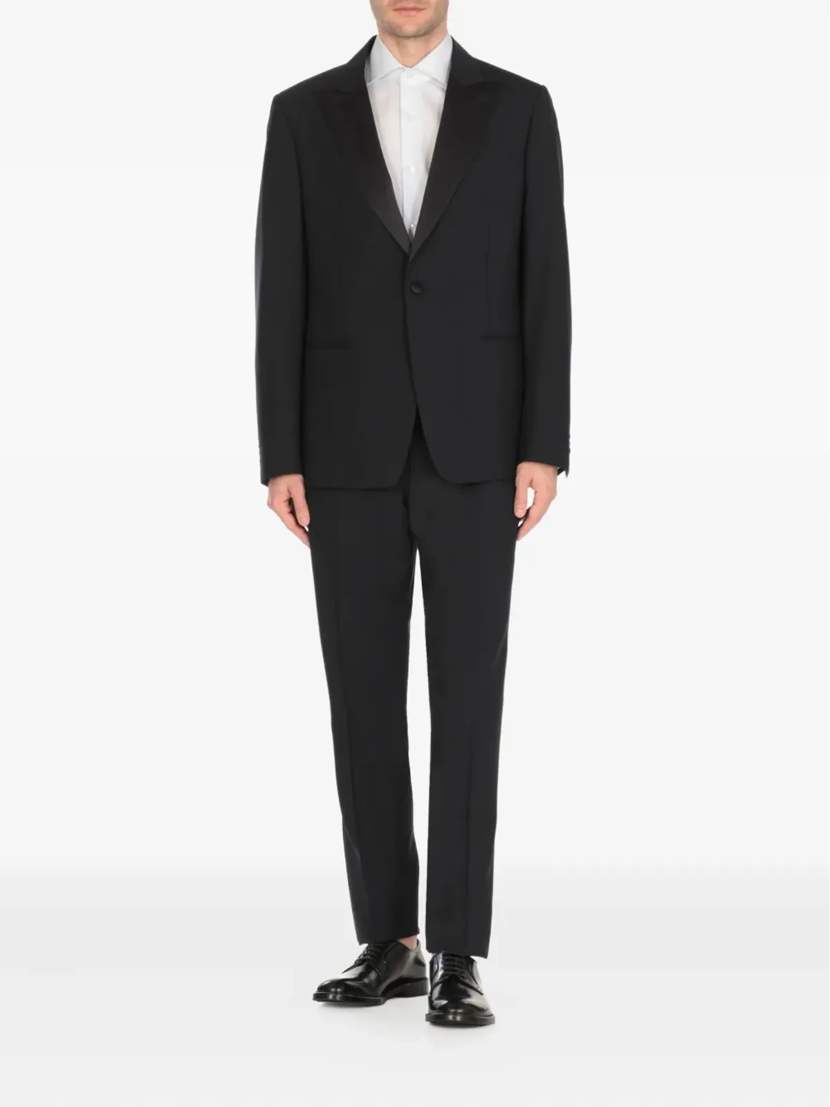 Lardini ピークドラペル・シングルブレストスーツ - 画像2