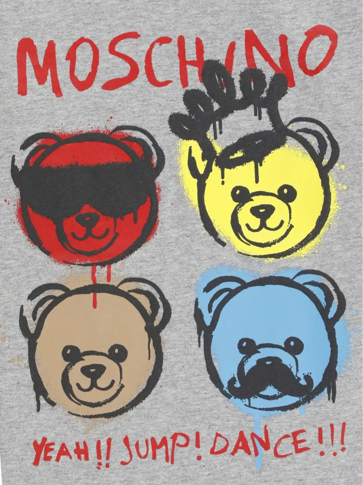 Moschino Kids テディプリント クルーネック Tシャツ - 画像3