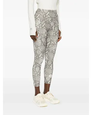 adidas by Stella McCartney ヘビ柄プリント パフォーマンスレギンス - サムネイル3
