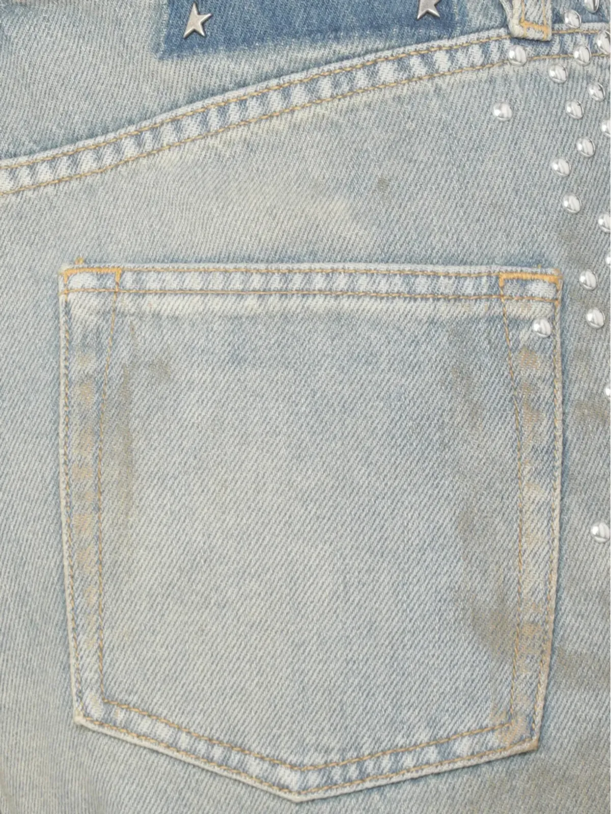 Golden Goose サイドスタッズ付きデニムジーンズ - 画像5